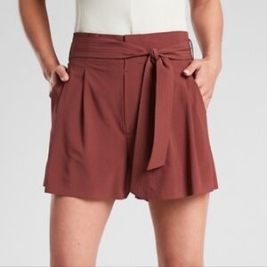 Athleta High Waist Brown Shorts